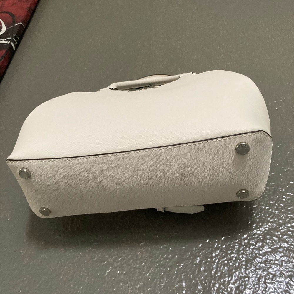 Michael Kors Florence MD Satchel HandBag White - Picture 11 of 16